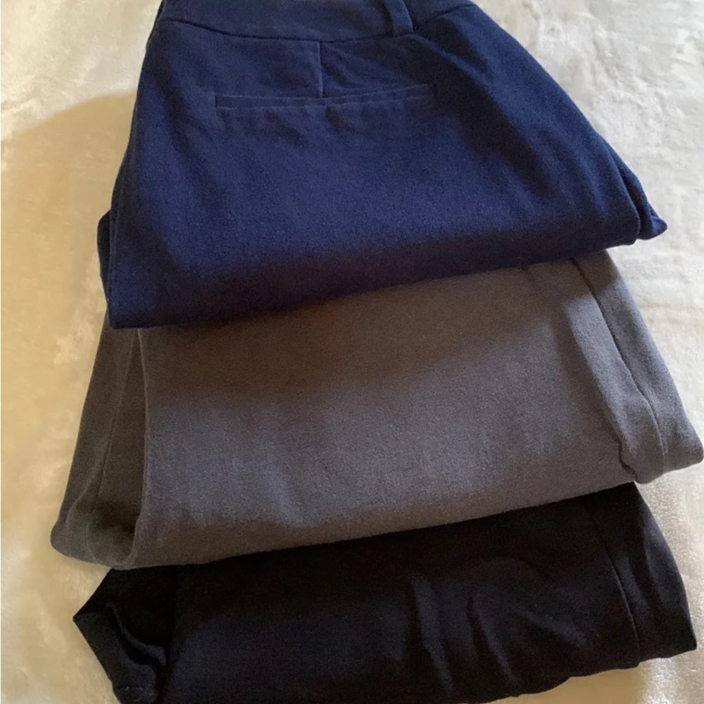 3 pairs of j.crew dress pants